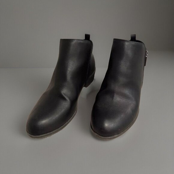 Sonoma Shoes - SONOMA Goods for Life® Women's Ankle Shoe Boots Zip Black size 7.5 MED